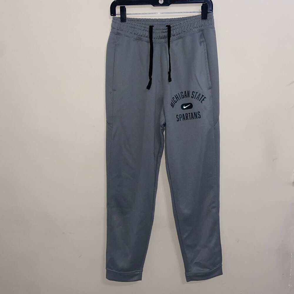 Nike Michigan State Spartans Basketball Team Issue On-Court Warm-Up Pants Men S